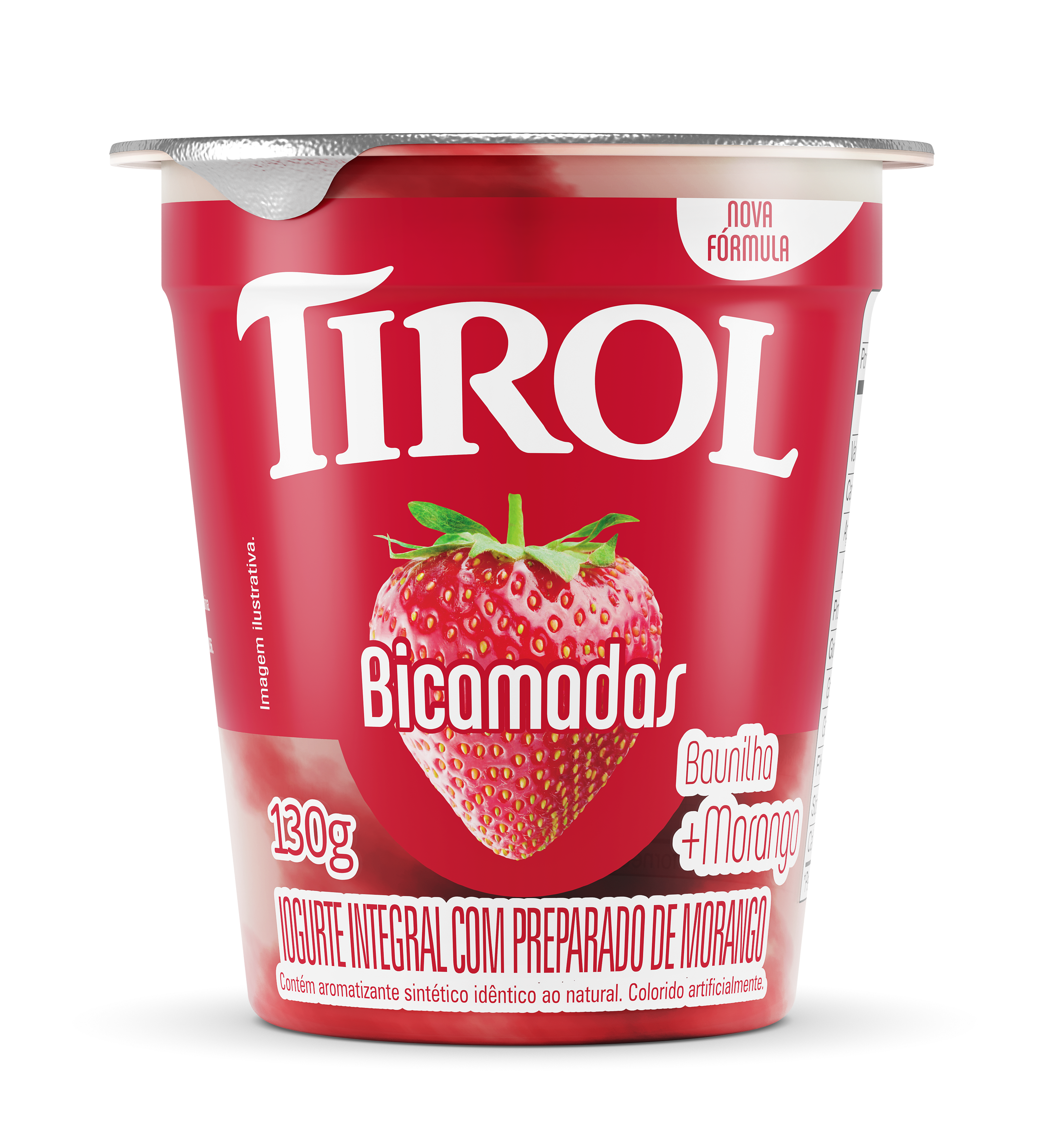 IOGURTE BICAMADAS MORANGO 130GM?>