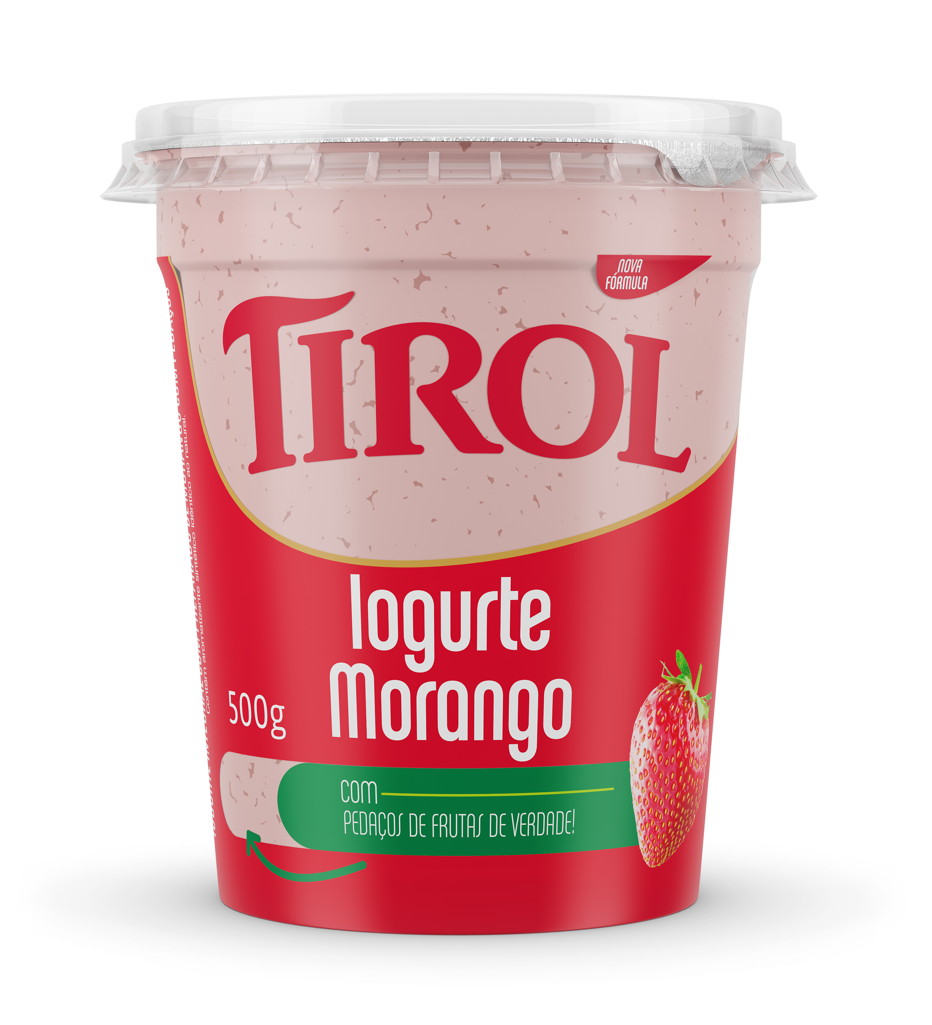 IOGURTE COM PEDA�OS DE FRUTA  MORANGO POTE 500GM?>