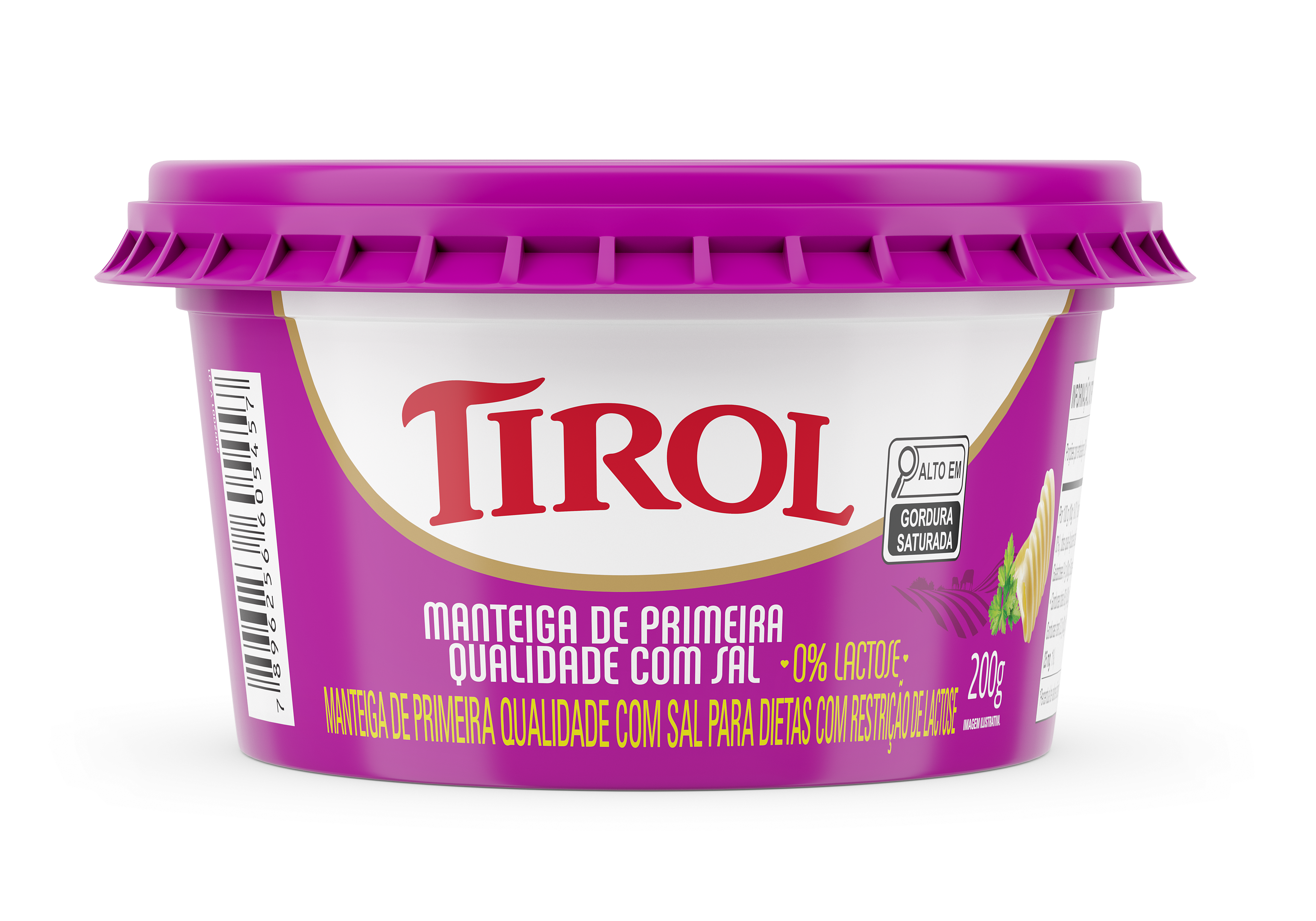 MANTEIGA EXTRA 0% LACTOSE POTE 200GM?>