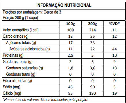 IOGURTE COM PEDA�OS DE FRUTA  ABACAXI POTE 500GM?>