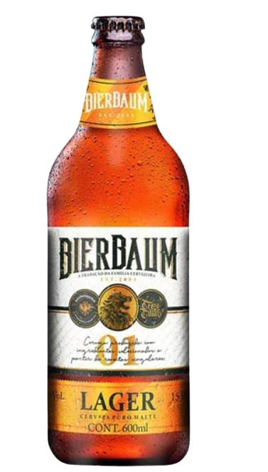 CERVEJA BIERBAUM PILSEN/LAGER 600 ML?>