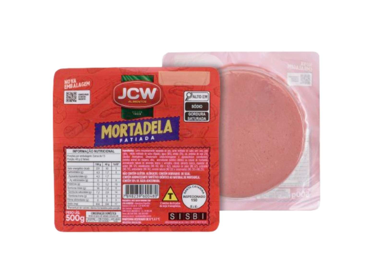 MORTADELA FAT 500G JCW - 0480?>